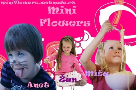 Podpis karta-Mini Flowers